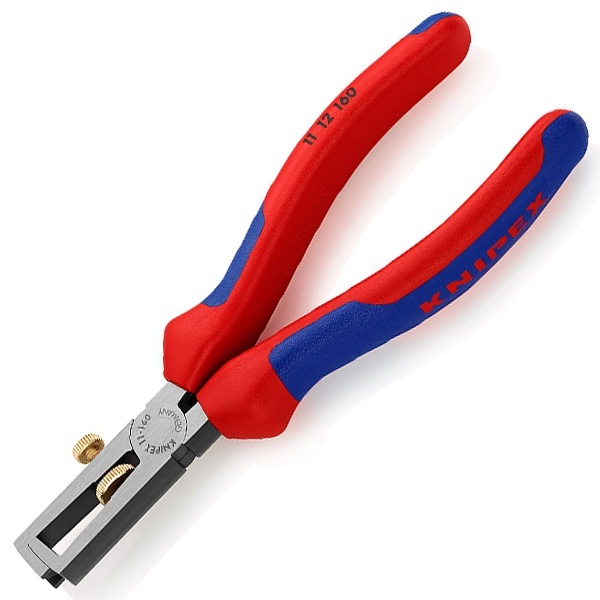 Инструмент Knipex для удаления изоляции фосфатированные, черного цвета 160 мм