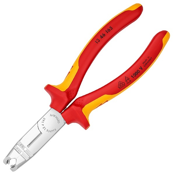 Клещи диэлектрические Knipex 165мм для удаления оболочки с двухкомпонентными рукоятка VDE 1000V