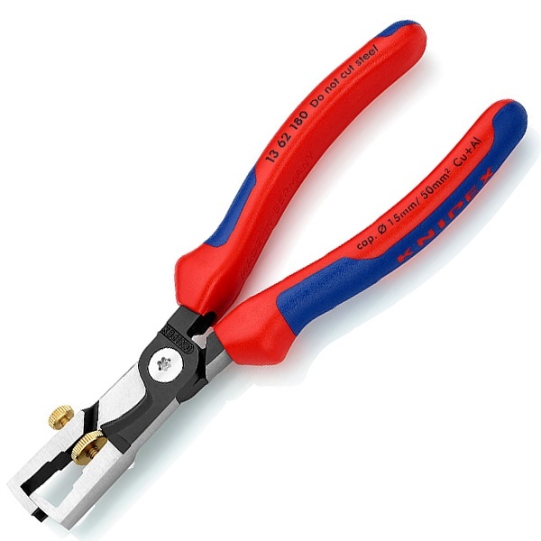 Стриппер-кабелерез 2-в-1 Knipex StriX фосфатированные, черного цвета 180 мм