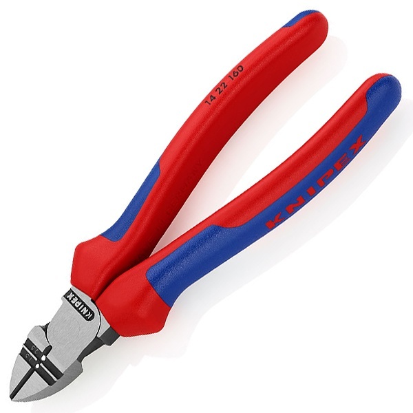 Кусачки боковые Knipex 160мм для удаления изоляции фосфатированные черного цвета