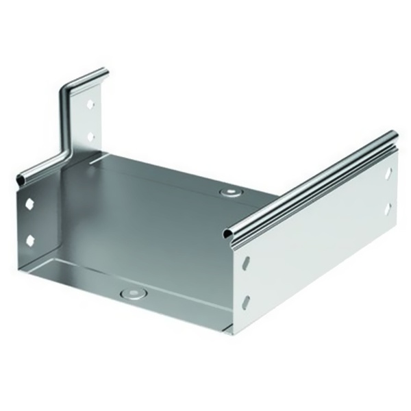 Переходник DKC RRS левосторонний 300/100 H50 в комплекте с крепежными элементами и пластинами