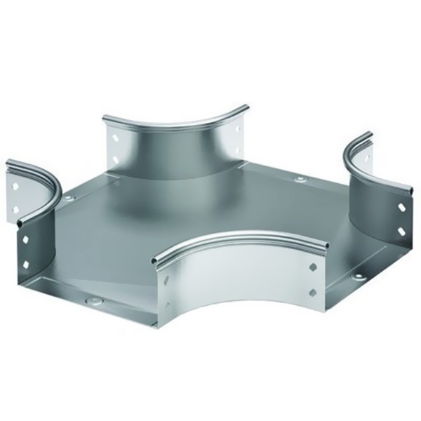 Ответвитель DKC DPX крестообразный 400х50 в комплекте с крепежными элементами и пластинами