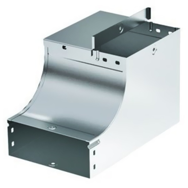 Угол DKC вертикальный внутренний, переходник CSSD 90 основание 400 H50 с крепежными элементами