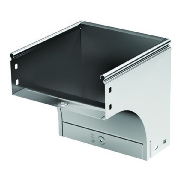 Угол DKC CDV 90 вертикальный внешний основание 300 H80 в комплекте с крепежными элементами