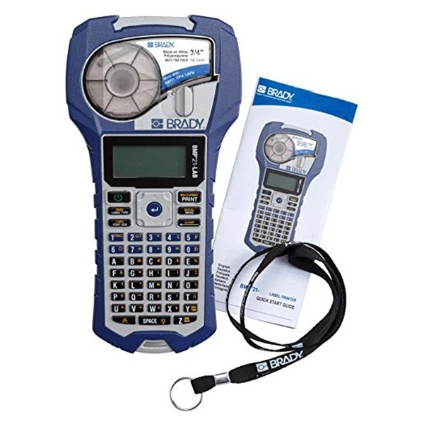 Портативный ленточный принтер-маркиратор Brady BMP21-Lab латиница (комплект монтажника)