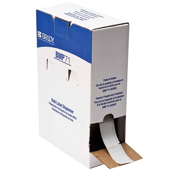 BM71-21-427 этикетки (аналог на TLS/HM BPTL-21-427) Самоламинирующие маркеры 25.4х63.5