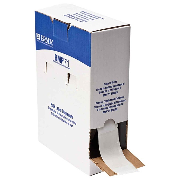 BM71-33-427 этикетки (аналог на TLS/HM BPTL-33-427) Самоламинирующие маркеры 38.1х101.6