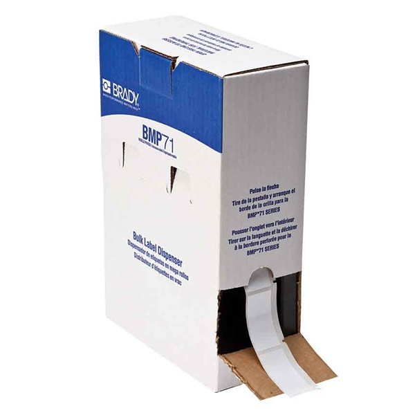 BM71-20-424 этикетки (аналог на TLS/HM BPTL-20-424) Синтетическая бумала белый матовый 50.8х25.4