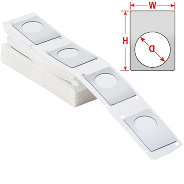M71EP-5-7593-SL (EPREP) этикетки серебристые (аналог на TLS/HM PTLEP-05-7593-SV) 30х40