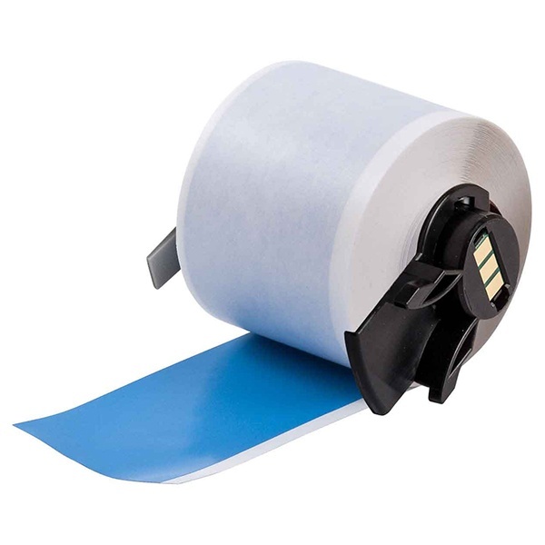 PTL-43-439-BL этикетки, 48.26мм * 15.24м. Винил синий, матовый B439.