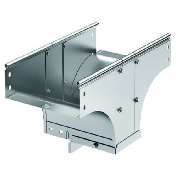 Ответвитель-переходник DKC TDSR Т-образный вертикальный 200/100 H80 с крепежными элементами