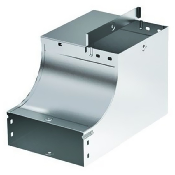 Угол вертикальный DKC внутренний, переходник CSSD 90 основание 500 H80 с крепежными элементами