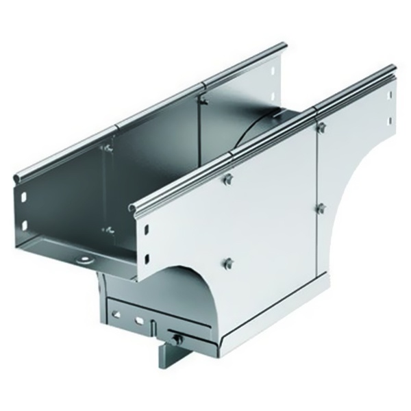 Ответвитель DKC TDS Т-образный вертикальный основание 500 H80 в комплекте с крепежными элементами