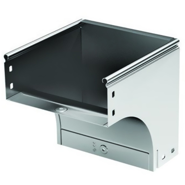 Угол DKC CDV 90 вертикальный внешний основание 500 H80 в комплекте с крепежными элементами