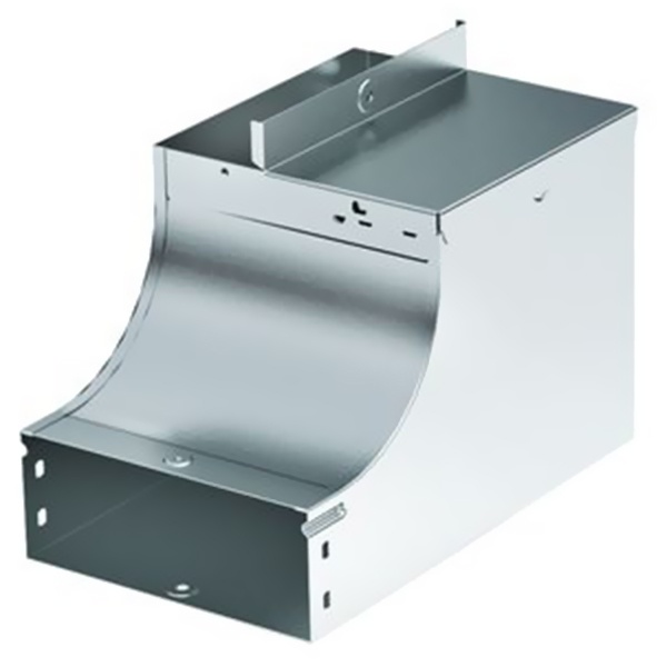 Угол вертикальный DKC внутренний, переходник CSSS 90 основание 600 H80 с крепежными элементами