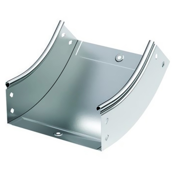 Угол DKC CS 45 вертикальный внутренний 45° 200/100 в комплекте с крепежными элементами и пластинами