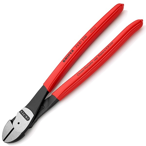 Кусачки боковые Knipex 250мм особой мощности фосфатированные с однокомпонентными рукоятками