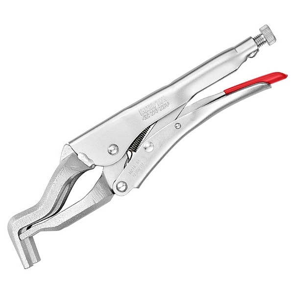 Клещи зажимные сварочные Knipex зажим до 70мм для круглых заготовок L-280мм