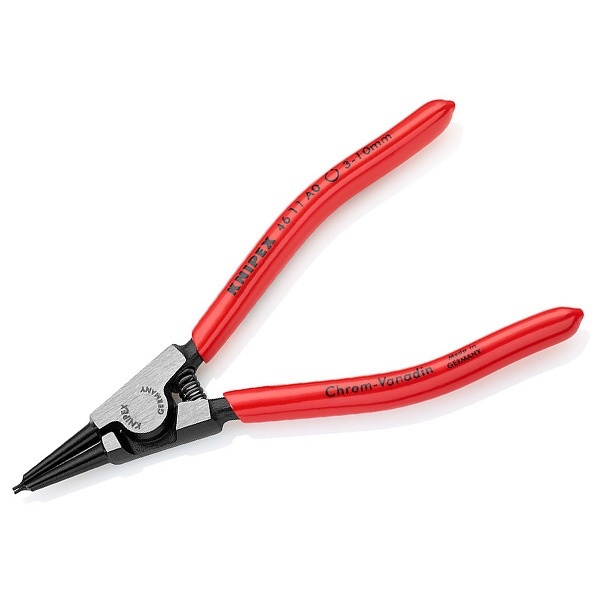 Щипцы Knipex для стопорных колец фосфатированные, черного цвета 140 мм