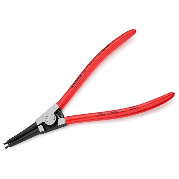 Щипцы Knipex для стопорных колец фосфатированные, черного цвета 210 мм