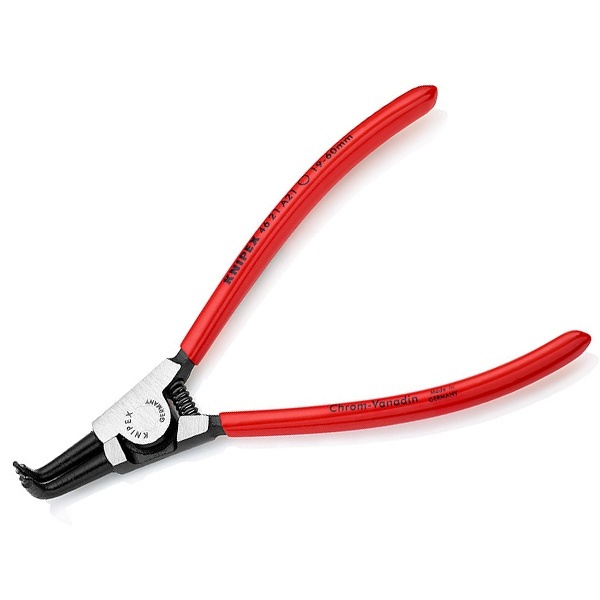 Щипцы Knipex для стопорных колец фосфатированные, черного цвета 170 мм