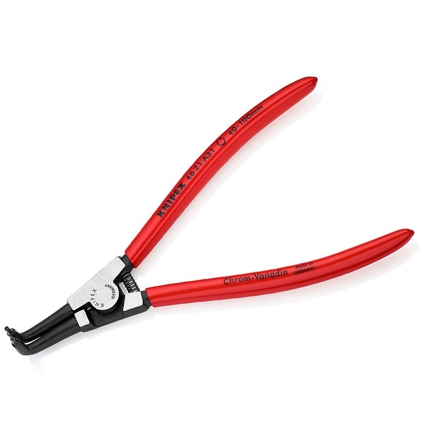 Щипцы Knipex для стопорных колец фосфатированные, черного цвета 200 мм