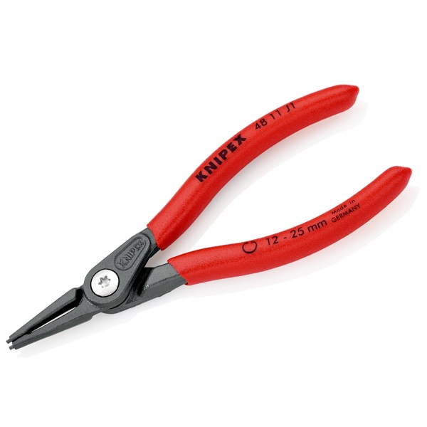 Прецизионные щипцы Knipex для стопорных колец фосфатированные, серого цвета 140 мм