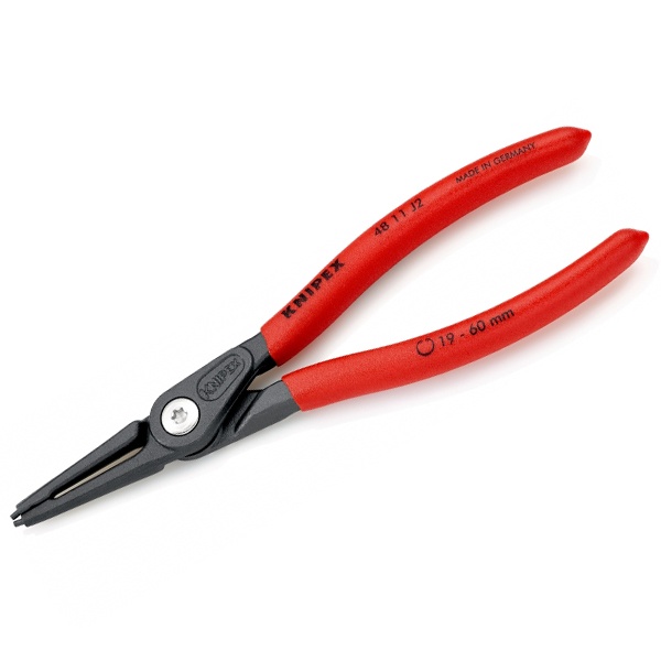 Прецизионные щипцы Knipex для стопорных колец фосфатированные, серого цвета 320 мм