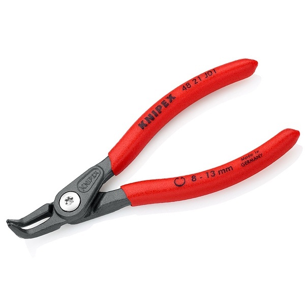 Прецизионные щипцы Knipex для стопорных колец фосфатированные, серого цвета 130 мм