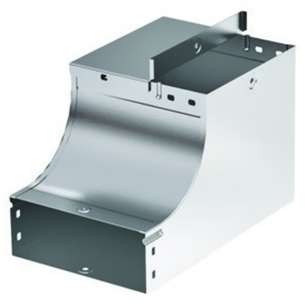 Угол вертикальный DKC внутренний, переходник CSSD 90° основание 400 H100 с крепежными элементами