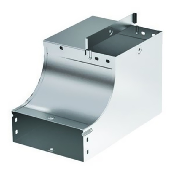 Угол вертикальный DKC внутренний, переходник CSSD 90 основание 500 H100 с крепежными элементами