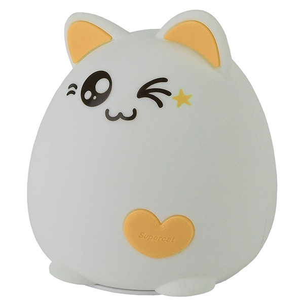 Светильник ночник ЭРА Мягкий NLED-413-1W-Y белый с желтым