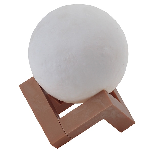 Светильник ночник ЭРА NLED-490-1W-W белый, Луна, Подзарядка от USB, Встроенный аккумулятор