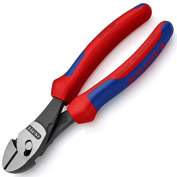 Кусачки боковые Knipex 180мм особой мощности фосфатированные с друхкомпонентными рукоятками