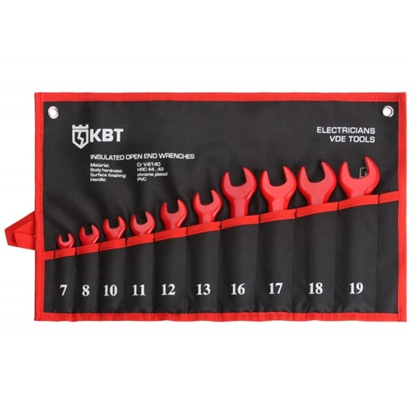 Набор КВТ диэлектрических однорожковых ключей до 1000В 10 предметов НИИ-21