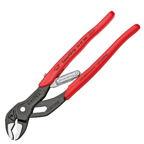 Клещи переставные Knipex с автоматической установкой SmartGrip 32мм фосфатированные L-250мм