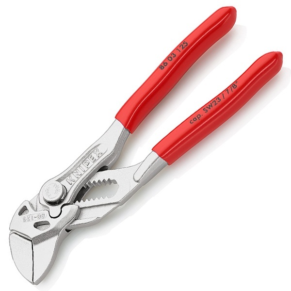 Клещи переставные-гаечный ключ Knipex 7/8 дюйма 23мм хромированные 1-к ручки L-125мм