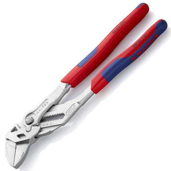 Клещи переставные-гаечный ключ Knipex 2 дюйма 52мм хромированные 2-к ручки L-250мм
