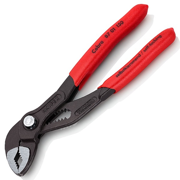 Клещи переставные Knipex Cobra 1 1/4 дюйма 32мм фосфатированные 1-к ручки L-150мм
