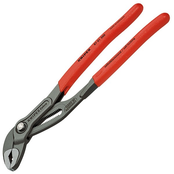 Клещи переставные Knipex Cobra 2 3/4 дюйма 70мм фосфатированные 1-к ручки L-300мм
