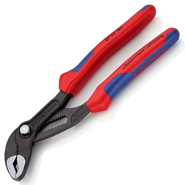 Клещи переставные Knipex Cobra 1 1/2 дюйма 42мм фосфатированные 2-к ручки L-180мм