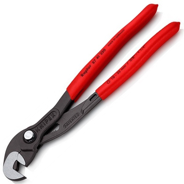 Клещи переставные-гаечный ключ Knipex Raptor 10-32мм фосфатированные 1-к ручки L-250мм