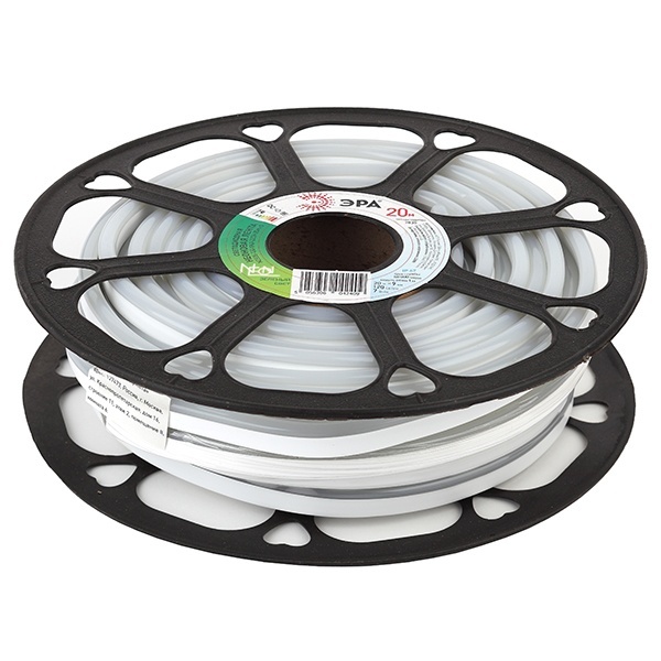 Светодиодная неоновая LED лента ЭРА N2835-120-IP67-220V-20m-G зеленый длина 20м 042409