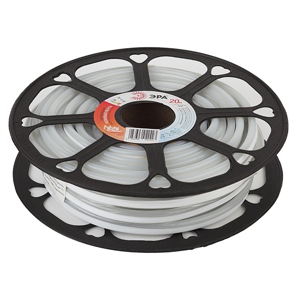 Светодиодная неоновая LED лента ЭРА N2835-120-IP67-220V-20m-R красный длина 20м 042423