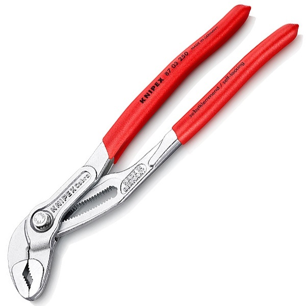 Клещи переставные Knipex Cobra 2 дюйма 50мм хромированные 1-к ручки L-250мм