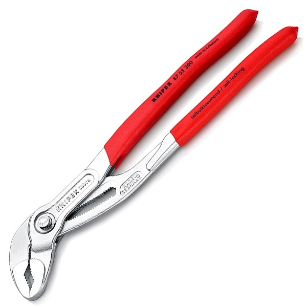 Клещи переставные Knipex Cobra 2 3/4 дюйма 70мм хромированные 1-к ручки L-300мм