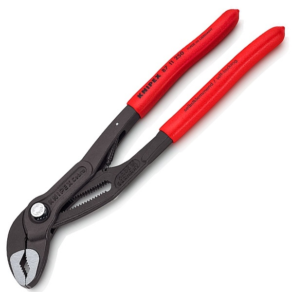 Клещи переставные Knipex Cobra...matic 2 дюйма 50мм фосфатированные 1-к ручки L-250мм