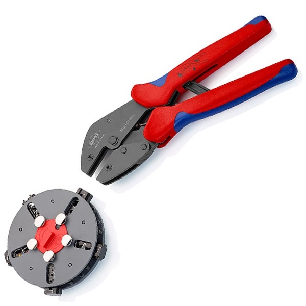 MultiCrimp Knipex вороненые 250 мм