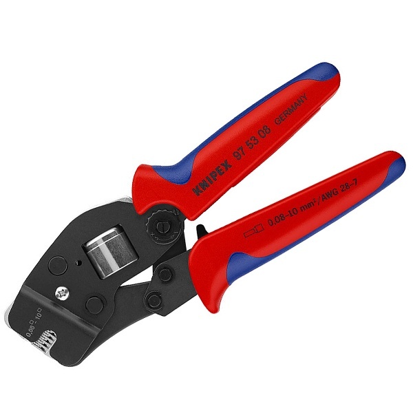 Торцевые пресс-клещи Knipex для опрессовки наконечников НШвИ 0,08 - 10,0mm квадрат