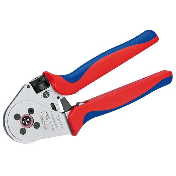 Инструмент Knipex для тетрагональной опрессовки точеных контактов хромированные 230 мм